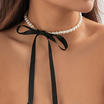 2023 tendenza elegante gioielli da sposa grande collana di perle per le donne moda imitazione perla verde rosa pietra di colore collana girocollo