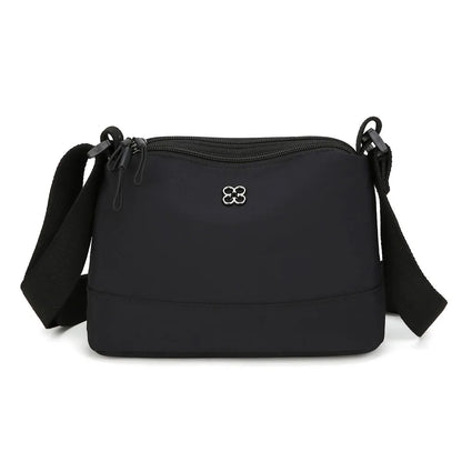 Nuova borsa a tracolla da donna in tessuto di nylon morbido Tasche multiple Borsa stile casual Borse a tracolla in tinta unita per ragazze