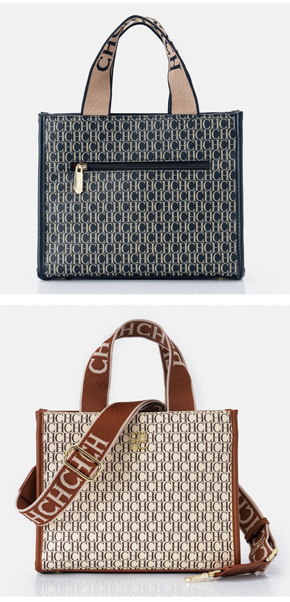Borse da donna Logo in metallo Casual di grande capacità Designer di marca di lusso leggero 2026 Borsa da donna di nuova moda di alta qualità