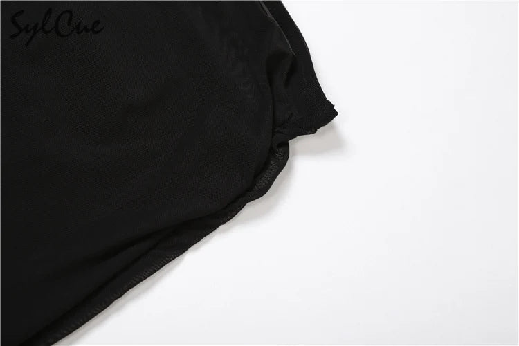 Sylcue Nero Semplice Tutto-fiammifero Casual Pendolari Estate Viaggi di Strada Fresco Gioventù Vitalità Stretto Sexy Gonna da Donna ad Alta Elasticità