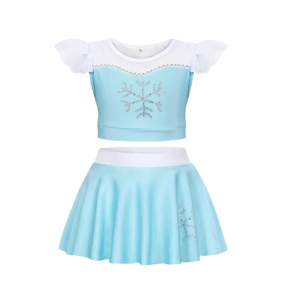 Costume da bagno principessa Sirena Mirabel Isabella Costume da bagno Set Ragazza Estate Beachwear Pool Party Bambini Anna Elsa Rapunzel Costume da bagno