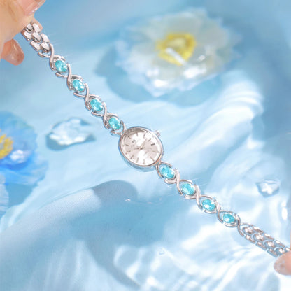 Orologio da donna elegante braccialetto di giada di lusso orologi al quarzo regalo per le donne 2025 nuovo orologio da polso impermeabile di alta qualità