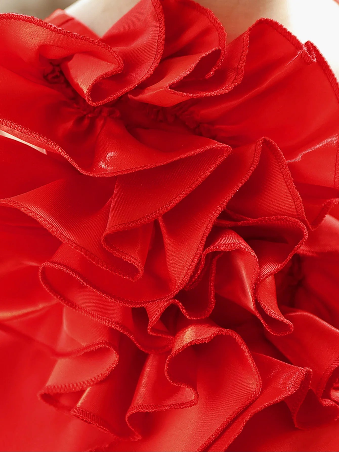 Elegante Faltenblumen-Party-Baby-Mädchenkleider Kleinkind Tüll 1. Geburtstag Prinzessinnenkleid für Kinder Schleife Hochzeit Brautjungfern Ballkleid