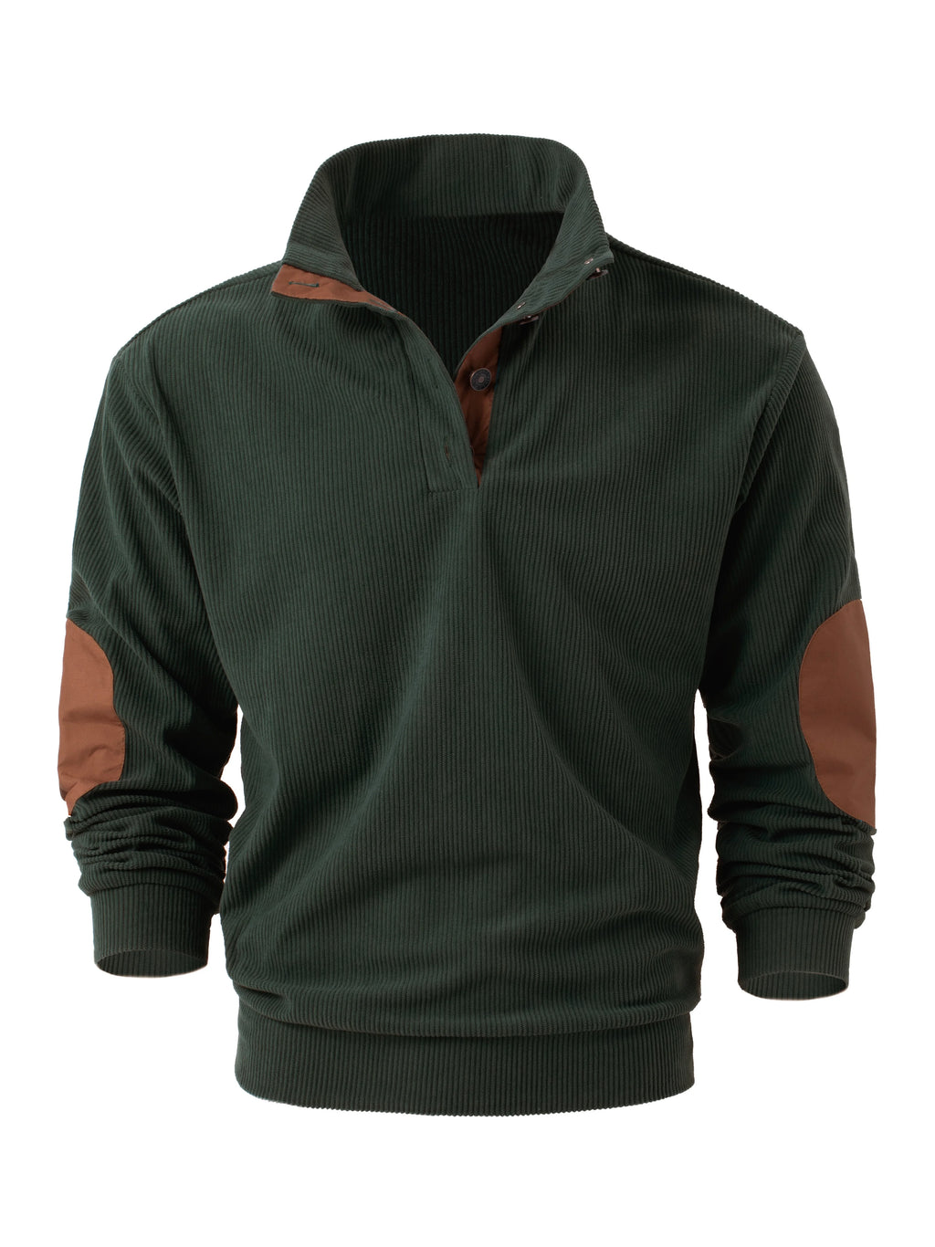 Top da uomo a maniche lunghe sportivi in tinta unita primaverili e autunnali, pullover da uomo all'aperto con colletto rialzato alla moda e casual