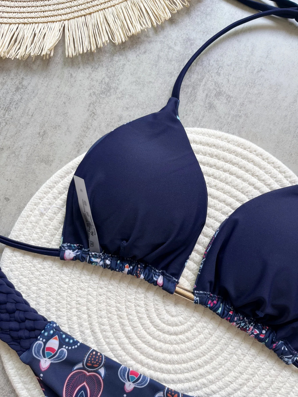 RUOTONSEPT Print Halter Mini Thong High Cut Bikini Female Swimsuit Women Swimwear Two-pieces Bikini set Bather Bathing Suit Swim