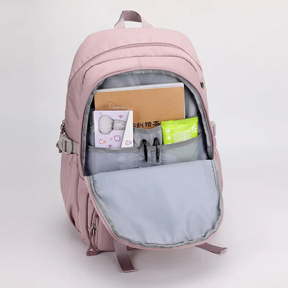 Borse da scuola per bambini per ragazze adolescenti Zaino grande Kawaii Zaino da scuola per studenti di medie dimensioni Borsa per libri Zaino da viaggio per laptop