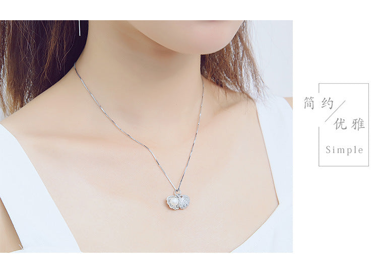 Popolare collana girocollo di perle in argento Sterling 925 per le donne gioielleria raffinata regalo di compleanno per feste di matrimonio