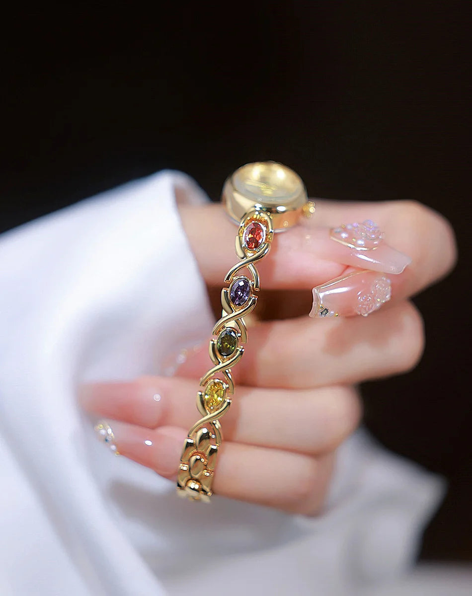 Orologio da donna elegante braccialetto di giada di lusso orologi al quarzo regalo per le donne 2025 nuovo orologio da polso impermeabile di alta qualità