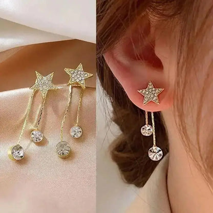 925 Ago D'argento Coreano Moda Perla Nappa Orecchini Per Le Donne Gioielli 2024 di Tendenza delle Nuove Donne di Lusso Zircone Orecchini di Perle