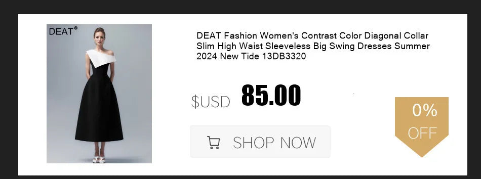 DEAT Moda Grigio Hot Drilling Spaghetti Strap Dress Donna Slim Fit Backless Pieghe Split Abiti lunghi fino al pavimento Nuova marea 7AB8510