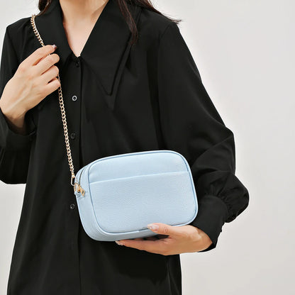 Borsa da donna di moda borse a tracolla in pelle di marca di lusso per borse a tracolla da donna 2024 borsa a mano di design Tote a tracolla in tinta unita