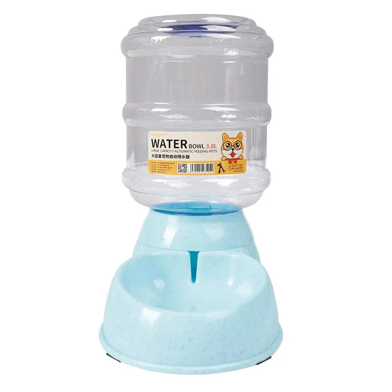 Mangiatoie automatiche per cani Bottiglia d'acqua in plastica Ciotola per gatti Alimentazione e bere Distributore d'acqua per cani Ciotola per animali domestici Forniture per animali domestici