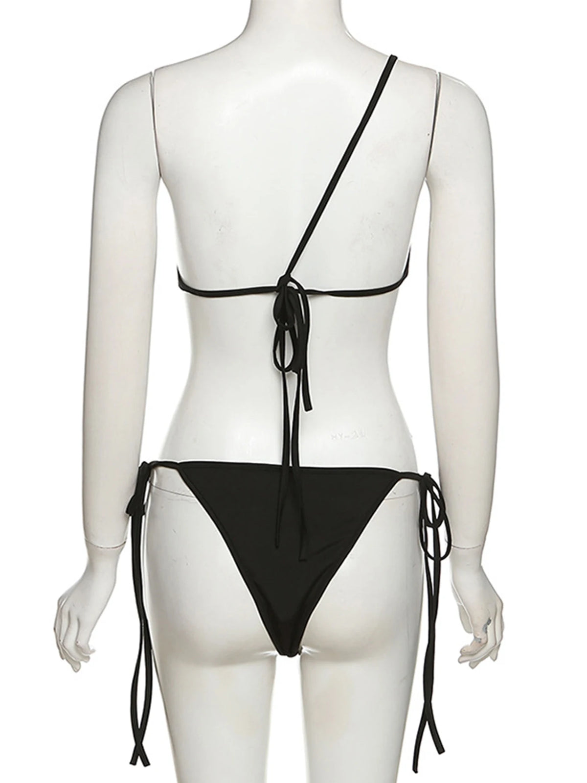 Maillot de bain sexy en résille transparente, bikini ficelle, pour femmes, vêtement de plage d'été, micro bikini push-up, ensemble maillot de bain, body