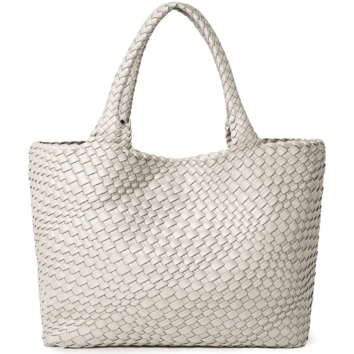 Borsa tote in tessuto Borsa da donna Borse a tracolla in pelle vegana - Borse tote da spiaggia estive alla moda - Borse da viaggio grandi