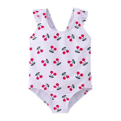Kavkas Summer Girls costume da bagno da 9 M a 6 anni costume da bagno caldo stampato floreale per bambini costumi da bagno per bambini di un pezzo per bambini