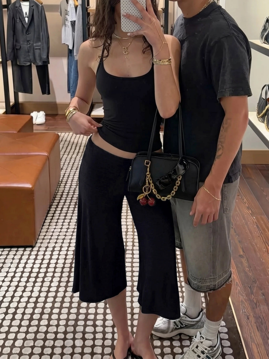 Dulzura Pantaloni da donna a vita alta, tinta unita, vestibilità slim, lunghezza al polpaccio, casual, versatili, a zampa, lunghi, per feste, club, streetwear, abbigliamento estivo