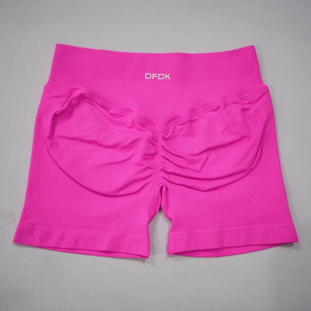 DFDK 2026 Nuovi Pantaloncini da Yoga per Donna con Effetto Push-Up, Vita Alta, Sollevamento Glutei, Resistenti agli Squat, Pantaloncini Sportivi per Palestra, Allenamento, Corsa e Fitness