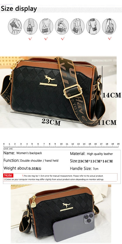 Borsa a tracolla da donna di lusso di alta qualità Borse a tracolla da donna di design famoso Borse a tracolla alla moda a quadretti alla moda Sac A