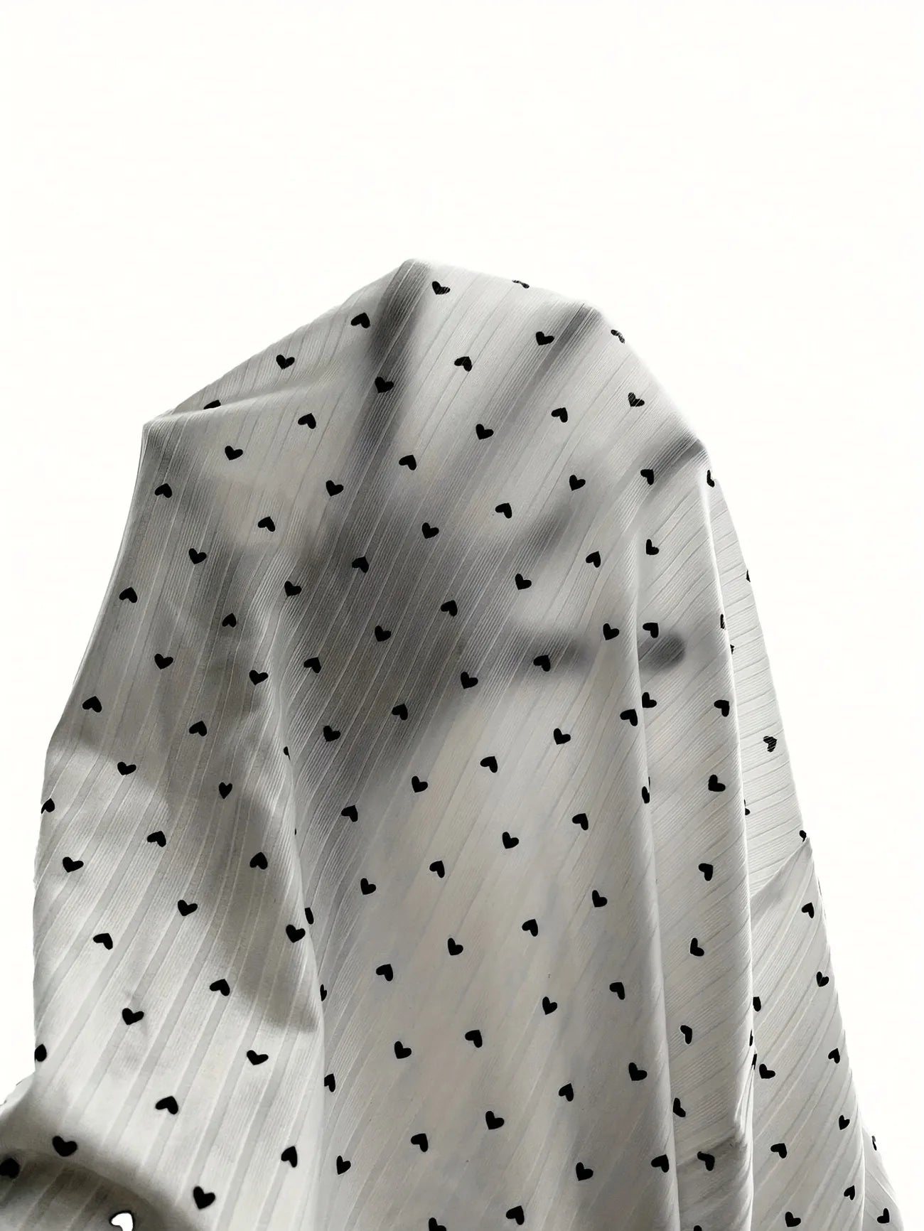 Camicia da Notte da Donna con Stampa Cuori, Vestito da Notte con Bordo in Pizzo, Canotta Senza Maniche con Scollo a V, Vestibilità Aderente a Costine, Pigiama Estivo Sexy