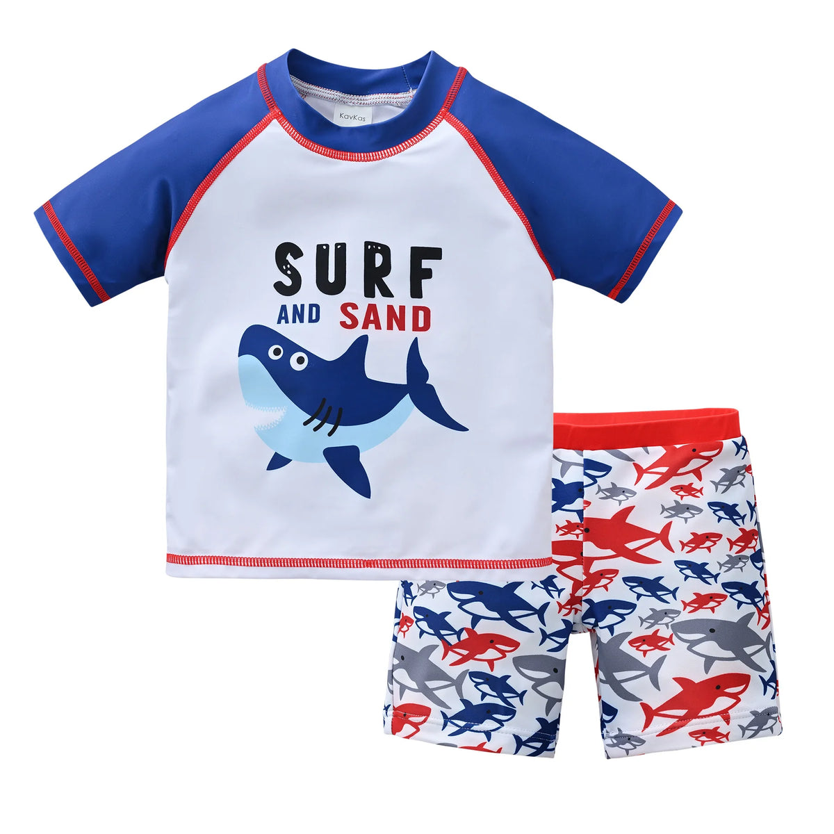 2 pezzi costumi da bagno per ragazzi estate stampa di cartoni animati costume da bagno per bambini abbigliamento da surf per bambini