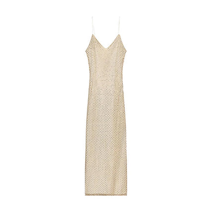 Abito da festa in pelle con ritaglio sexy Guaina senza maniche Lunghezza pavimento Scava fuori Bustier Abito aderente Abiti da sera con cerniera divisa sul retro