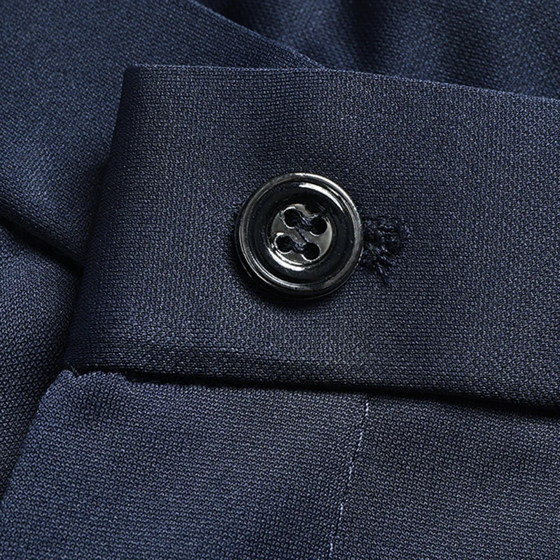 29-42 Pantaloni estivi da uomo Pantaloni casual elasticizzati dritti sottili senza traccia, senza tessuto da stiro, sensazione setosa e fresca
