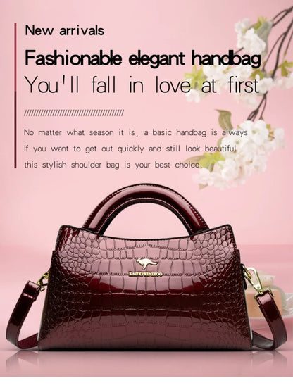 KAIDIFEINIROO Kangaroo Marca Alligator Pu Borsa a tracolla in pelle a tracolla Pochette Borse a mano per la madre Piccole borse da donna Nuovo