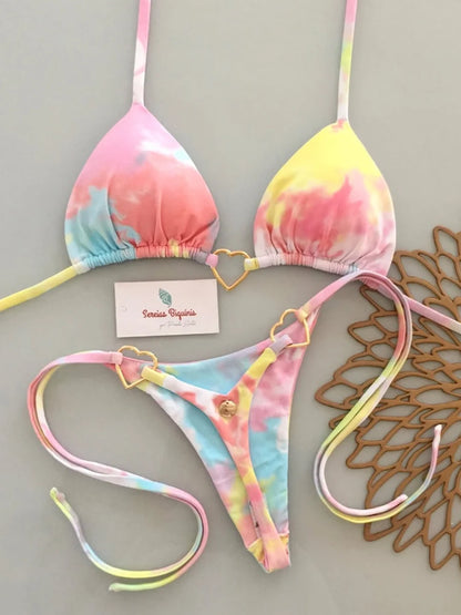 2026 New Sexy Micro Bikini Set Swimsuit Thong Female Bathing Brazilian Women Swimwear Biquini Suit Sexy Up Bikinis Mujer