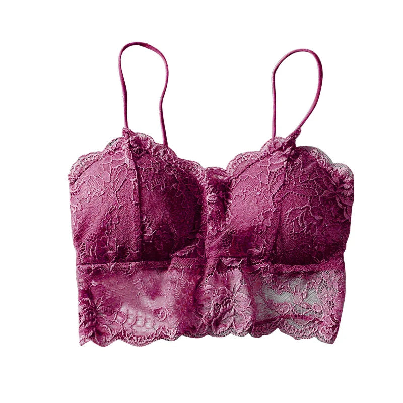 Sommer Damen Spitze Sexy Top Ärmellos Einfarbige Oberteile Ungepolstertes Bralette Bustier Reißverschluss Hinten Club Crop Tank Einheitsgröße Lingerie