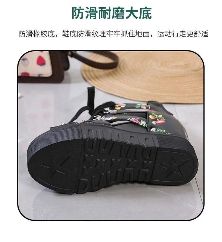 Women Shoes 2025 Summer Sandals 12cm Wedge Platform Open Toe Sandals Woman Rome High Heels Casual Shoes Lady Female Sandalias