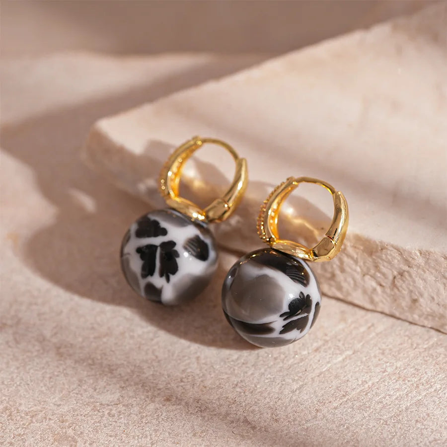 Orecchini scintillanti con zirconi e strass per le donne Orecchini a sfera rotondi Accessori da sposa per matrimoni Commercio all'ingrosso di gioielli per orecchie da festa