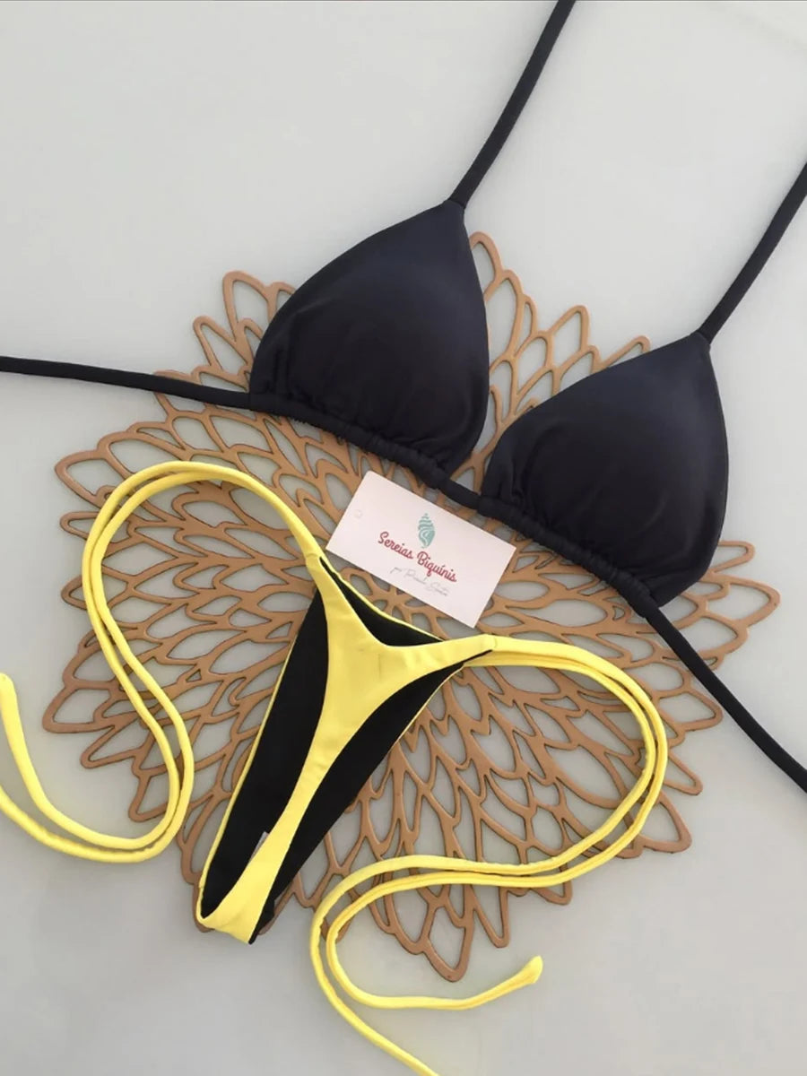 Micro Bikinis 2026 Push-Up Damen-Badeanzüge Sexy Bademode Brasilianisches Bikini-Set Tanga Biquini Print Badeanzug Sommer-Strandbekleidung