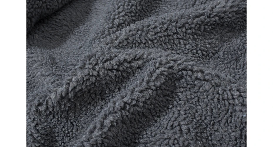 MAGCOMSEN Giacche di velluto a coste da uomo Giacca a vento in pile Sherpa vintage Cappotti invernali spessi e caldi Giacca di jeans casual multitasche