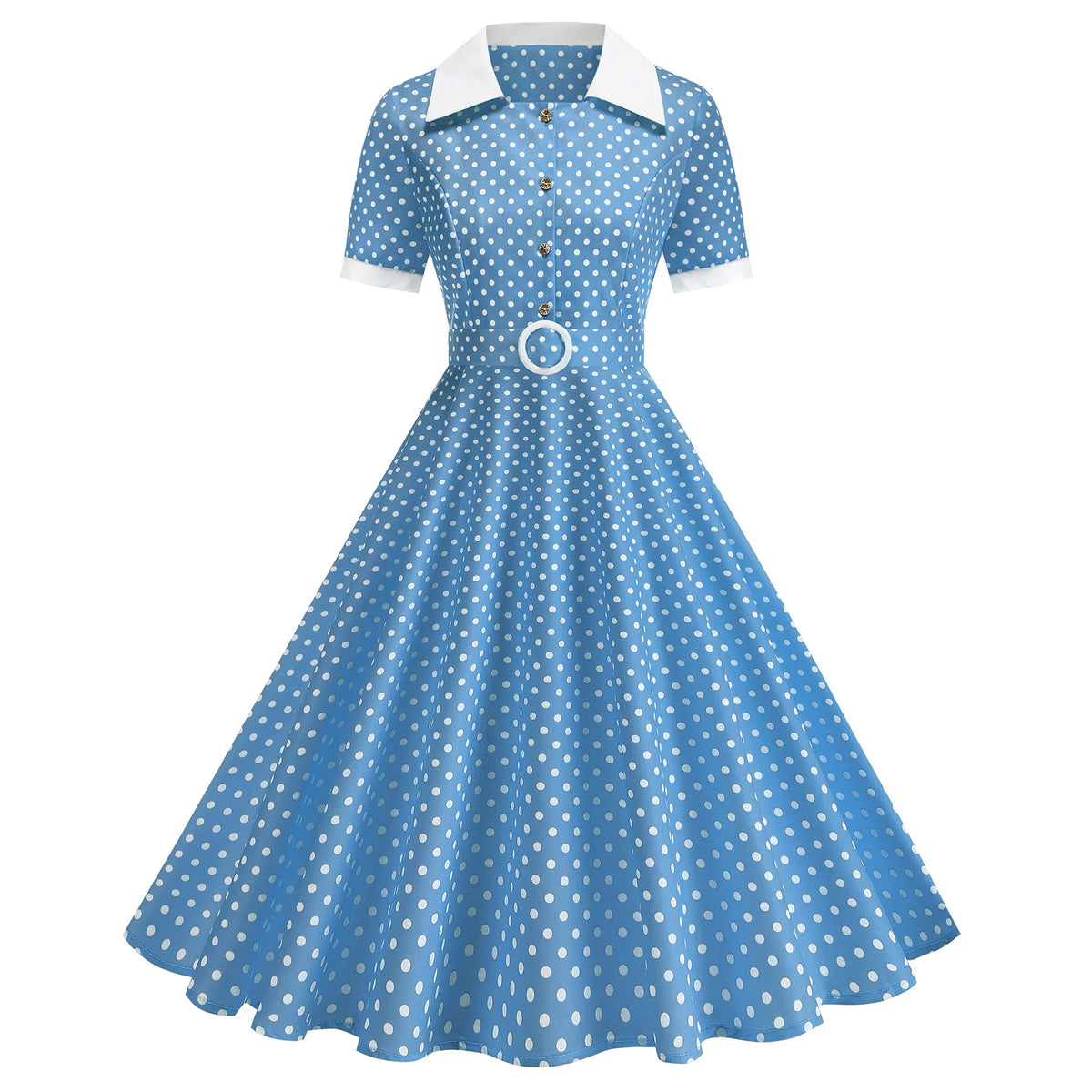 Plaid Vintage Office Lady Abiti estivi Donna 2026 Moda Retro 50s 60s 70s Swing Pinup Rockabilly Party Dress Robe Abiti