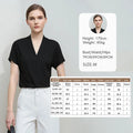 AMII Minimalism 2026 T-shirt Estiva da Donna Stile Classico Casual Scollo a V Manica Corta Tinta Unita Elasticizzata Top e Magliette Femminili 12312013