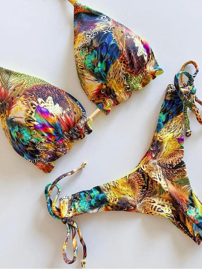 RUOTONGSEPT 2022 Popular Womens Beachwear Sexy Bikinis Set Hot Sport Swimwear Push-Up Padded Swimsuit  Exquisite Bather Swimwear