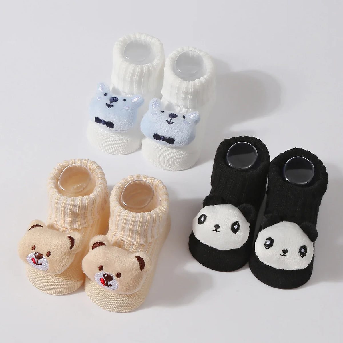 3 paia/set calzini per bambini ragazze ragazzi accessori per neonati animali dei cartoni animati vestiti regalo per bambini roba per bambini calzino traspirante in cotone