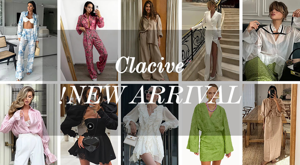 Clacive Fashion Abiti da donna con stampa allentata 2025 Mini abito sexy a maniche lunghe con cappuccio Elegante abito classico con lacci Abbigliamento femminile