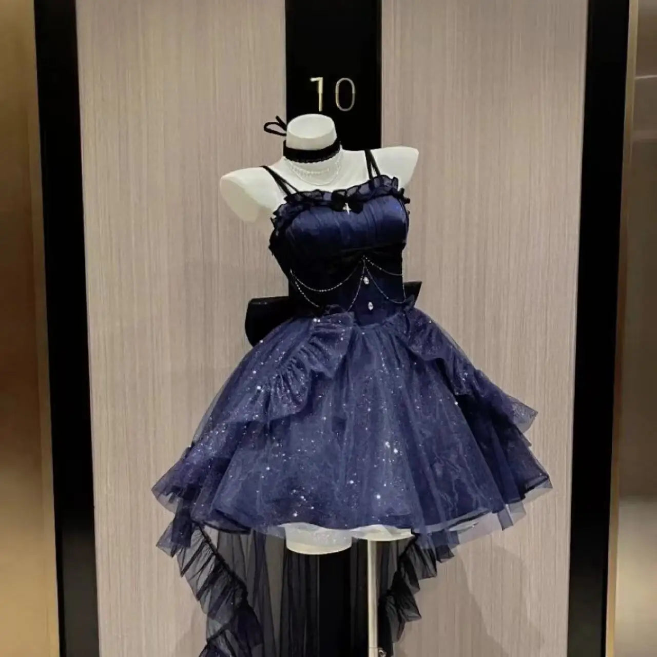 Sweet Lolita Y2k Mini abiti da donna patchwork in pizzo manica corta fasciatura elegante abito da festa corto vintage francese estivo femminile