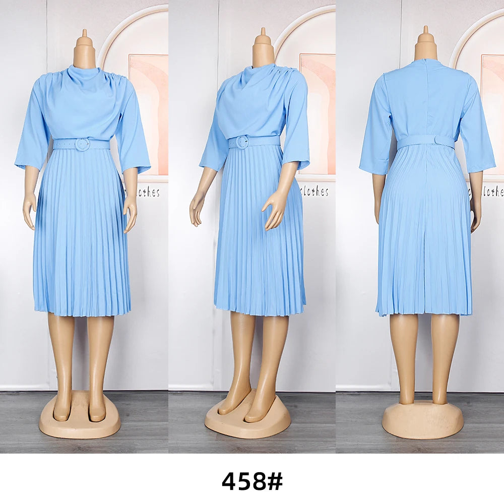 Eleganti abiti africani per donna Primavera Estate Africa Abbigliamento Office Lady Party Abito sottile Dashiki Ankara vestiti per donna