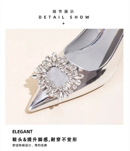 Damen Sandalen Sommer Damenschuhe Neu Spitze Zehenpartie Flache Schuhe Nude Rosa Diamanten Niedriger Absatz Slingback Schuhe Elegante Damenschuhe