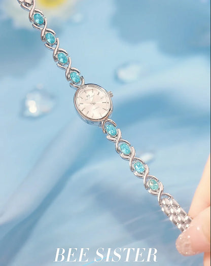 Orologio da donna elegante braccialetto di giada di lusso orologi al quarzo regalo per le donne 2025 nuovo orologio da polso impermeabile di alta qualità