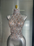 Summer New Women Sexy Halter Backless Designer Camisole Tops Ladies Trendy Night Club See Through Camis Crop Tops
