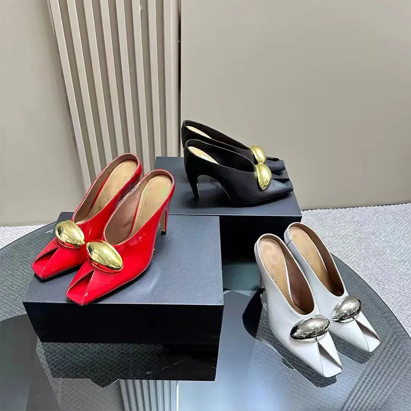 Sandali con Tacco Alto 10,5 cm Stile Show, Punta Aperta, Primavera-Estate, Nero e Bianco, Moda Sexy, Scarpe Professionali da Donna per il Lavoro, Taglia 43