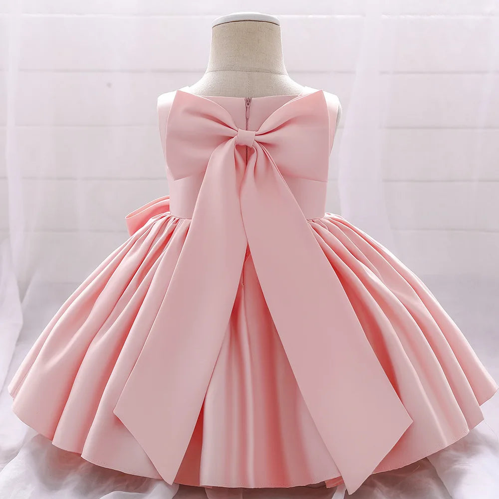 Fiore neonate matrimonio compleanno Bownot abiti abbigliamento bambino bambini principessa abito da ballo abito Costume abiti per 1-10 anni