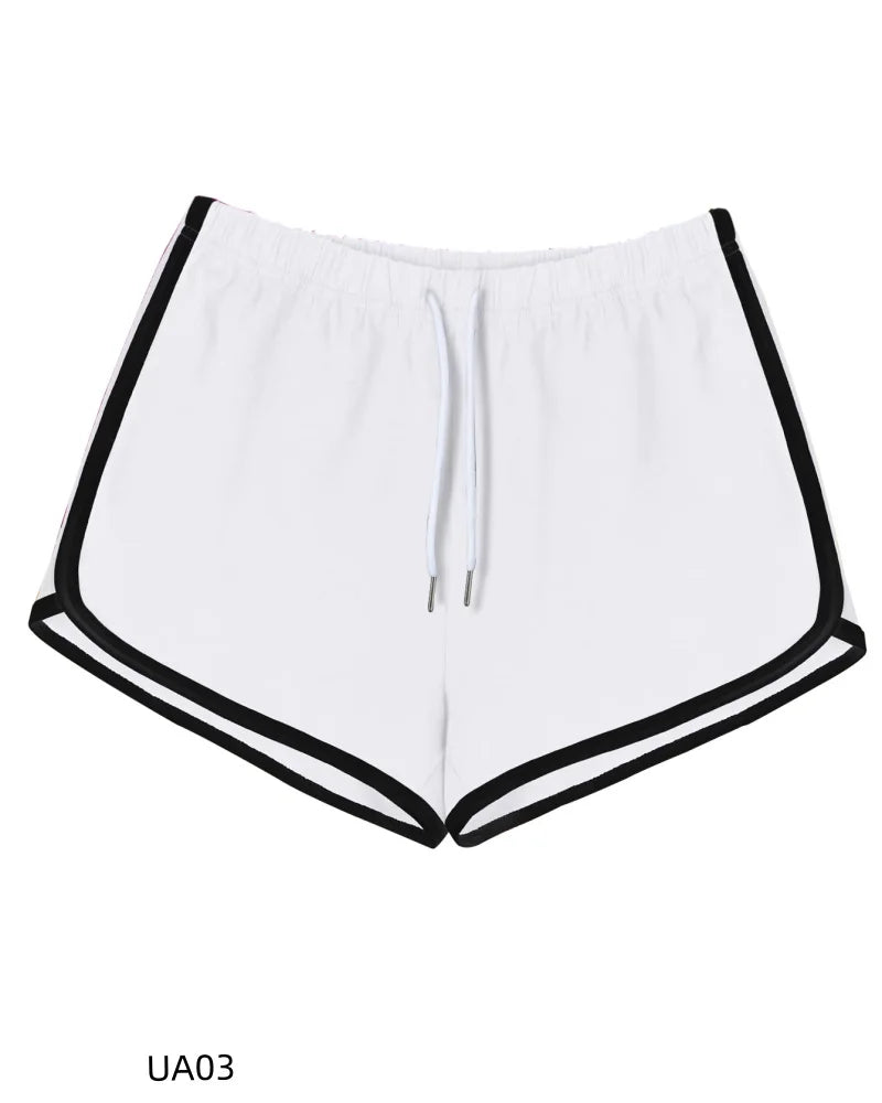 Pantaloncini Casual da Donna in Cotone con Elastico in Vita e Coulisse, Ideali per Corsa, Sport, Relax, Palestra e Allenamento Estivo