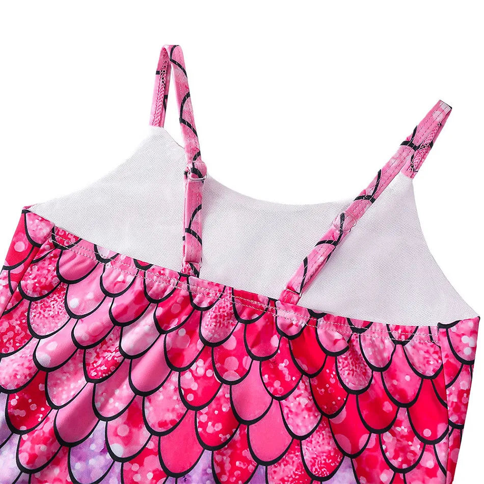 Costume da bagno a sirena per bambini costume da bagno intero per ragazze costume da bagno intero per ragazze Hot Spring Sling costume da bagno ad asciugatura rapida per sport acquatici