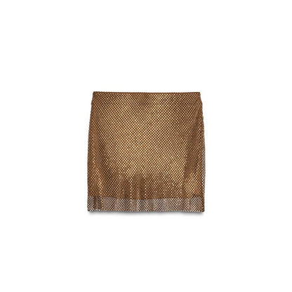 Abito corto senza maniche scintillante da donna con tutti i strass Abiti sexy senza spalline alla moda per donna Estate Nuovo outfit streetwear