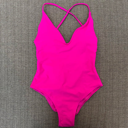 Sexy Padded One Piece Swimsuit Women Swimwear Solid Bathing Suit Monokini Swimming Suit Summer Beachwear maillot de bain femme