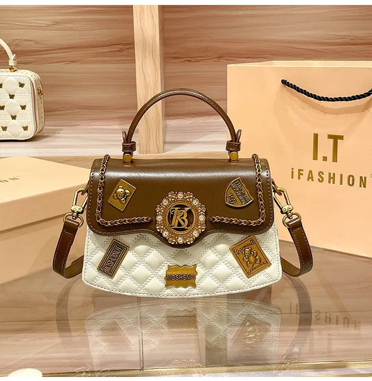 Borsa da donna designer brand handbag women's 2024 new spring/summer high-end texture single shoulder crossbody